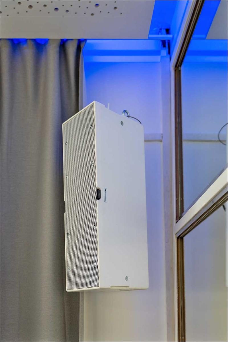 Penthouse des  Kölner Rudervereins, Rodenkirchener Partyservice (Fotos: dBTechnologies)