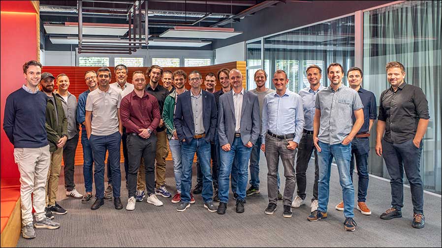 Das hi-Team bei Riedel (Foto: Riedel)