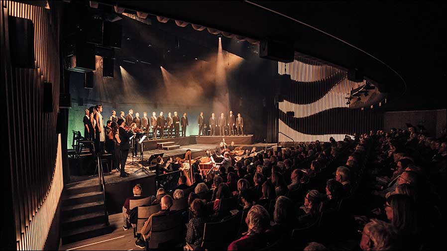Konzert des hausinternen Barock-Ensembles Cappella Mediterranea in der Cité Bleue (Foto: François de Maleissye)