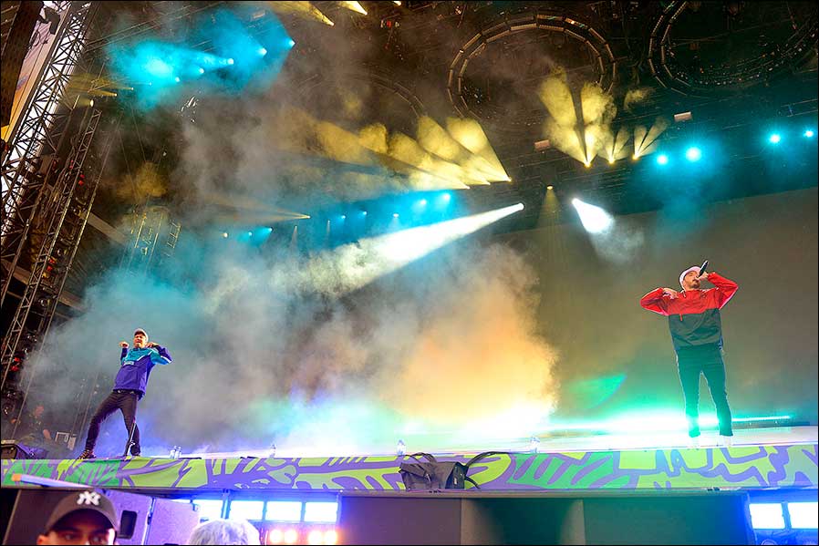 Marteria + Casper auf dem Lollapalooza Berlin 2019 (Foto: Stephan Kwiecinski)