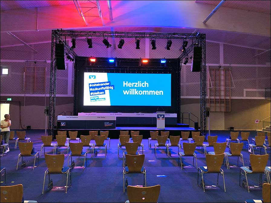 Gelungene Feuertaufe: das Volksbank-Corporate-Event war "ein voller Erfolg" (Foto: AVM)