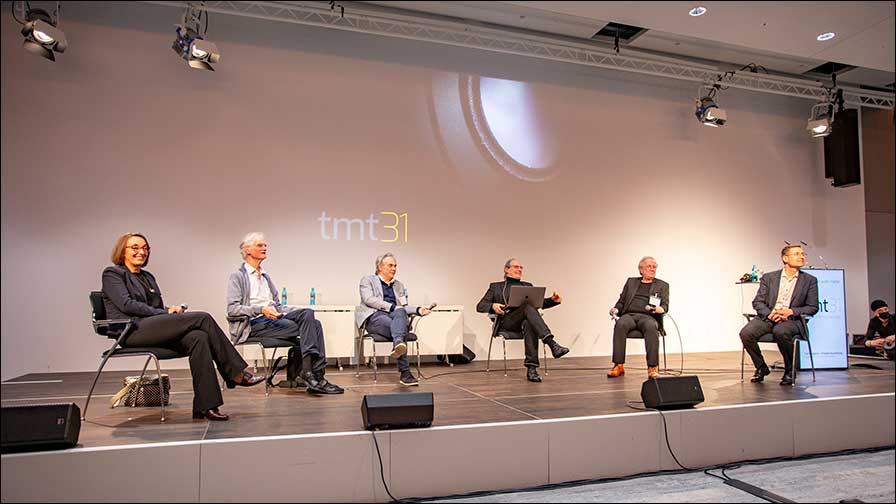 Die 3D-Dinosaurier auf der Tonmeistertagung 2021