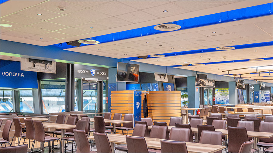  Stadtwerke Bochum LOUNGE im Vonovia Ruhrstadion Bochum (Fotos: Sascha Gansen / dBTechnologies).