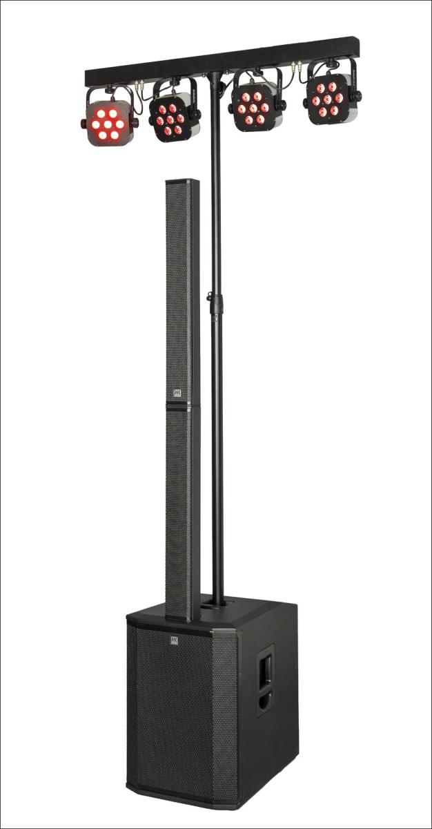 HK Audio POLAR 15 MK2: 15″-Subwoofer und 4-Kanal-Mischpult integriert (Foto: HK Audio)