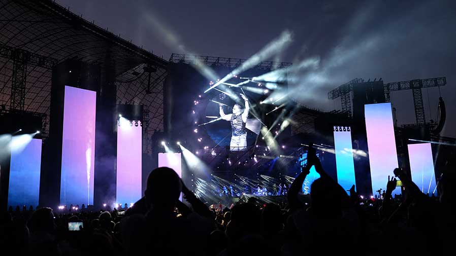 Elation Proteus Hybrid bei Andreas Gabalier