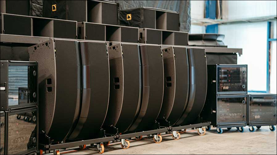 Das L-Acoustics L2 System bei LSP Light & Sound Professional (Fotos: Groh Distribution)