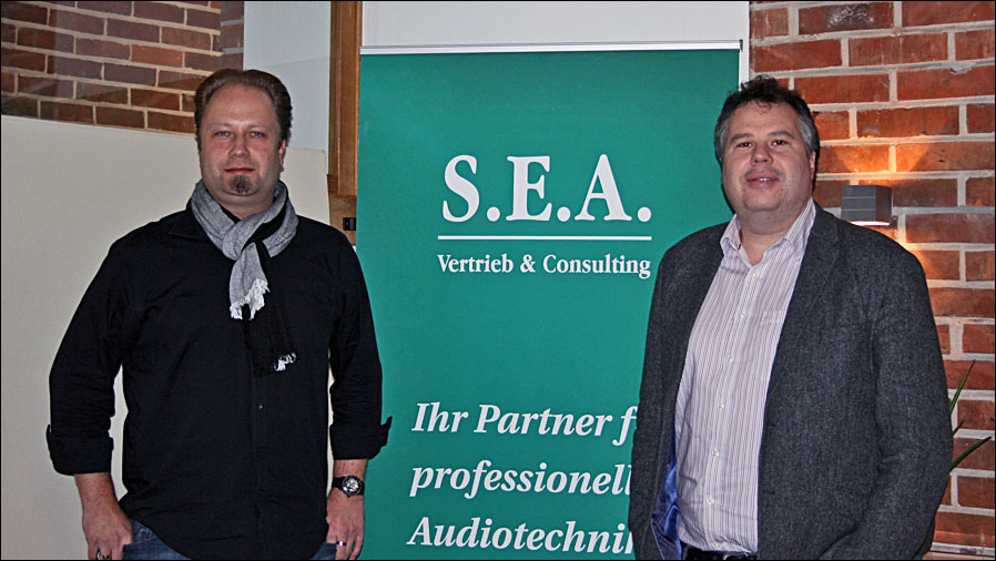Heinz Bouwer (links) und Jamie Ward.