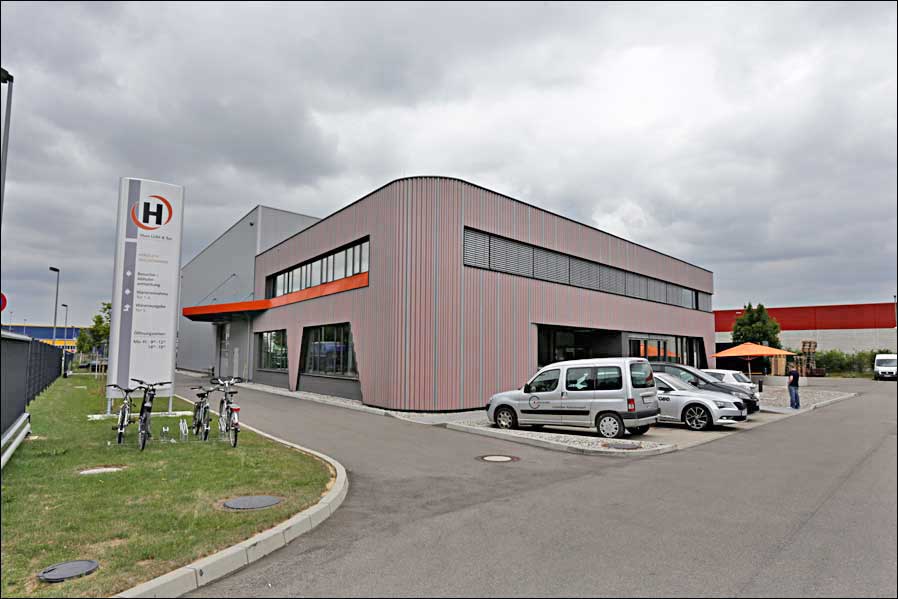 Firmengebäude von Huss in Langenau