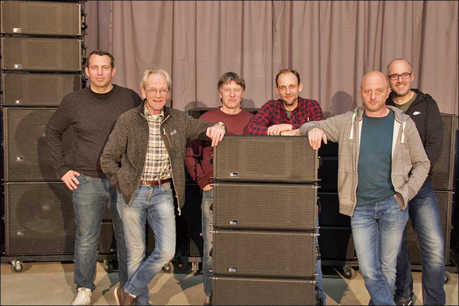 JoHo mit LEOPARD (von links): Achim Croé, Robert Jordans, Walter Schoeller, Jonathan Querg, Frank Hompesch, Peter Boving
