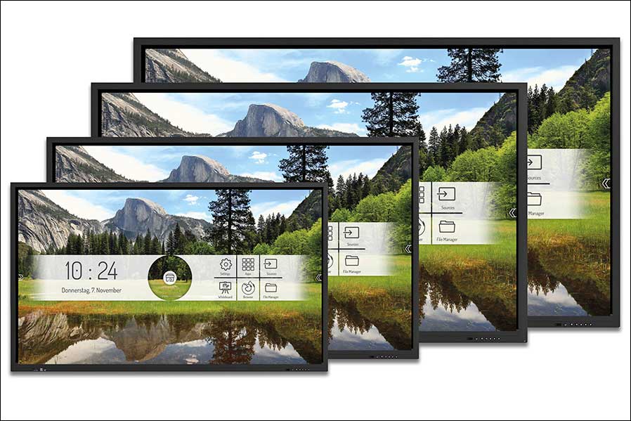 Eigene Kindermann Touchdisplays