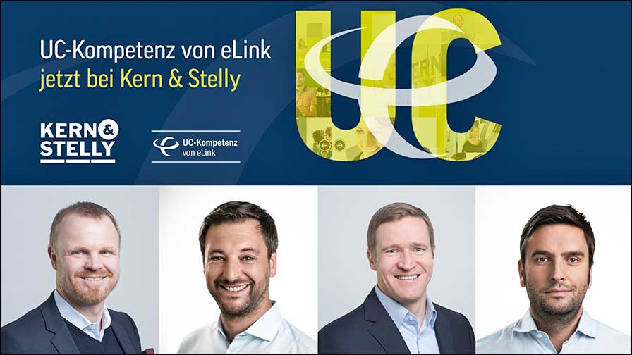 Fachhändler erhalten das gesamte UC-Sortiment von eLink ab sofort bei Kern & Stelly Medientechnik.