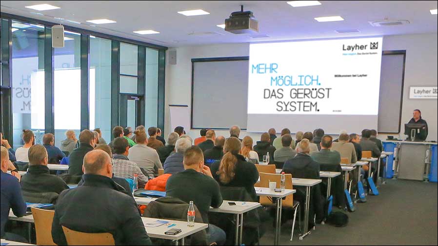 Layher Event-Stammtisch: Branchenthemen und Erfahrungsaustausch (Foto: Layher)