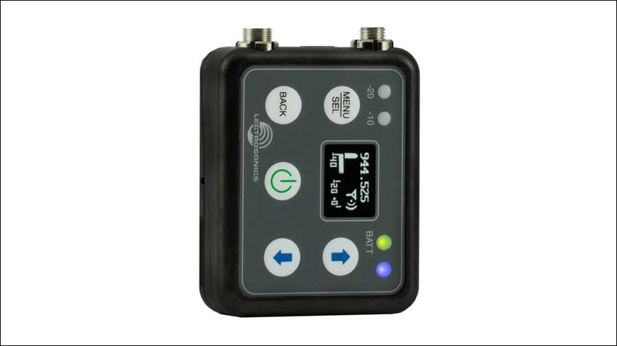 Er ist perfekt für Theater, TV, Film und Broadcast: der neue Lectrosonics DSSM Mikro-Gürtelsender (Foto: Lectrosonics).