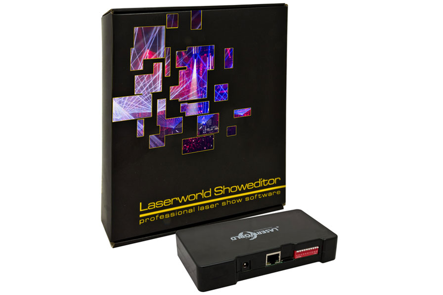 Der Showeditor V6 von Laserworld