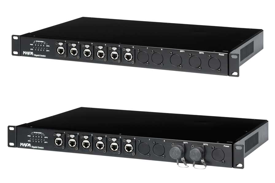 Major Gigabit Switch: Sicherer Netzwerkaufbau, schnelle Signalverteilung und störungsfreie Datenübertragung.