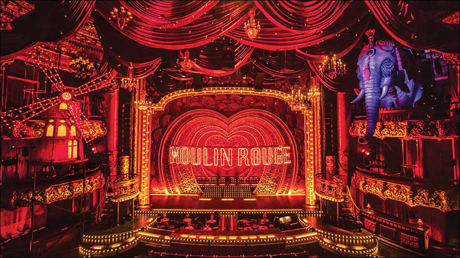 Mehr als einen Award gab es bereits für das Lichtdesign von Justin Townsend für „Moulin Rouge! Das Musical“ (Fotos: Mathew Murphy / BB Entertainment).