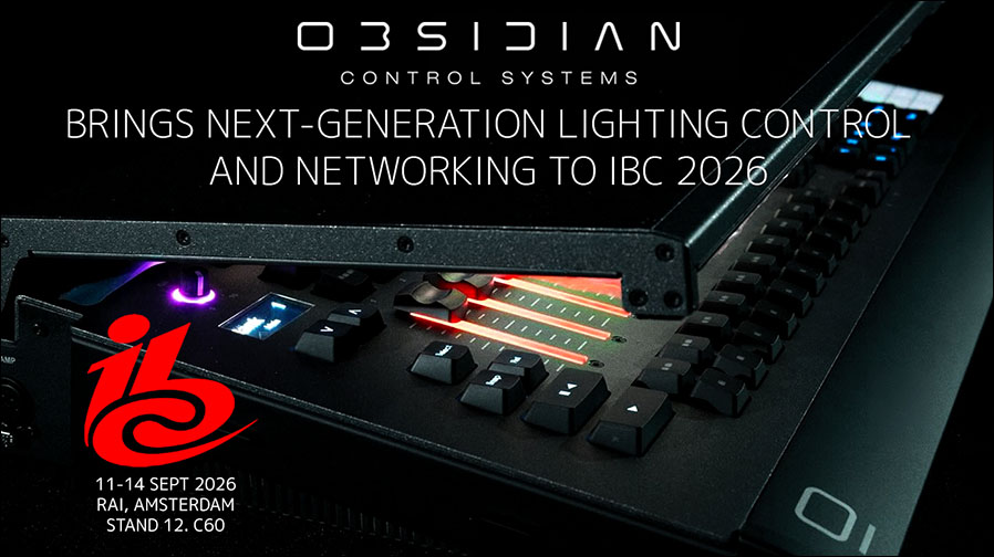Damit kommt Obsidian Control Systems zur IBC (Foto / Grafik: Obsidian)