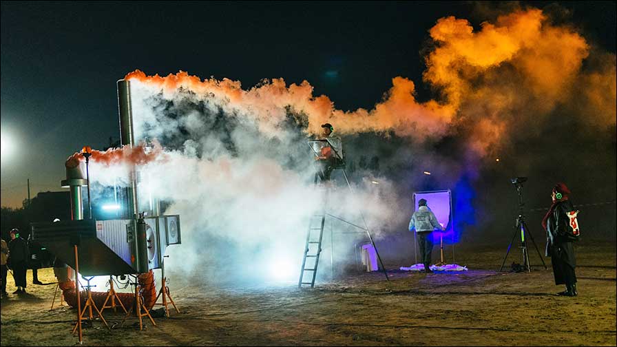 „Haze – Eine Bezeugung in Rauch“ von PARA (Fotos: Jonas Fischer)