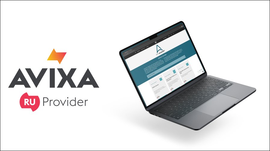 RCF wird „AVIXA Renewal Unit Provider" (Grafik: AVICA / RCF)