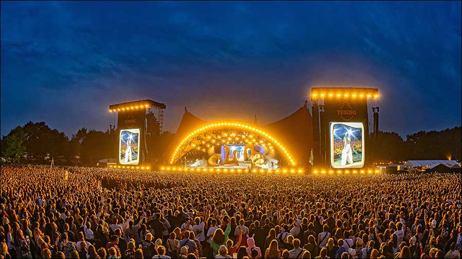 Die Orange Stage in Roskilde 2023 (Foto: Ralph Larmann)