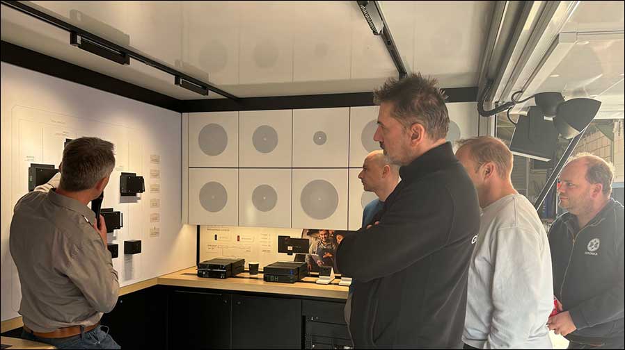 Der AUDAC Showroom Audette auf Tour (Fotos: S.E.A. Vertrieb)