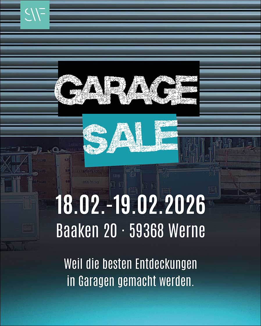 Jetzt einkaufen beim Garage Sale von satis&fy in Werne (Foto: satis&fy)