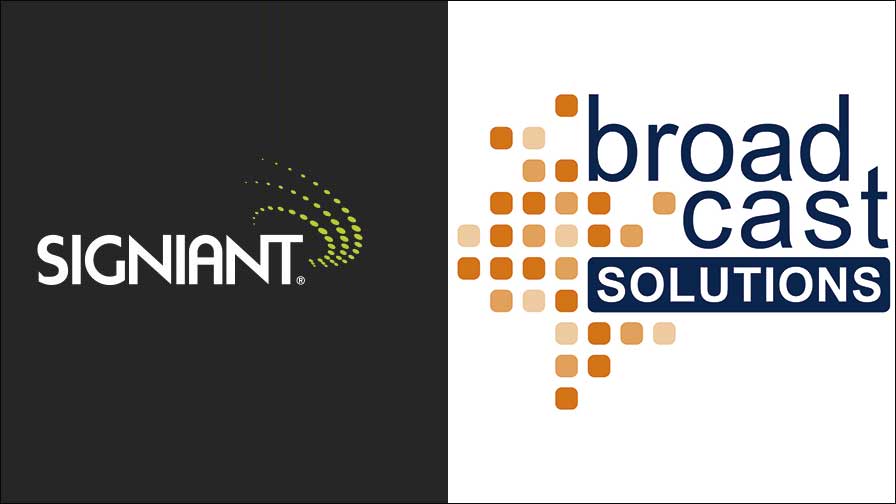 Logos Signiant und Broadcast Solutions