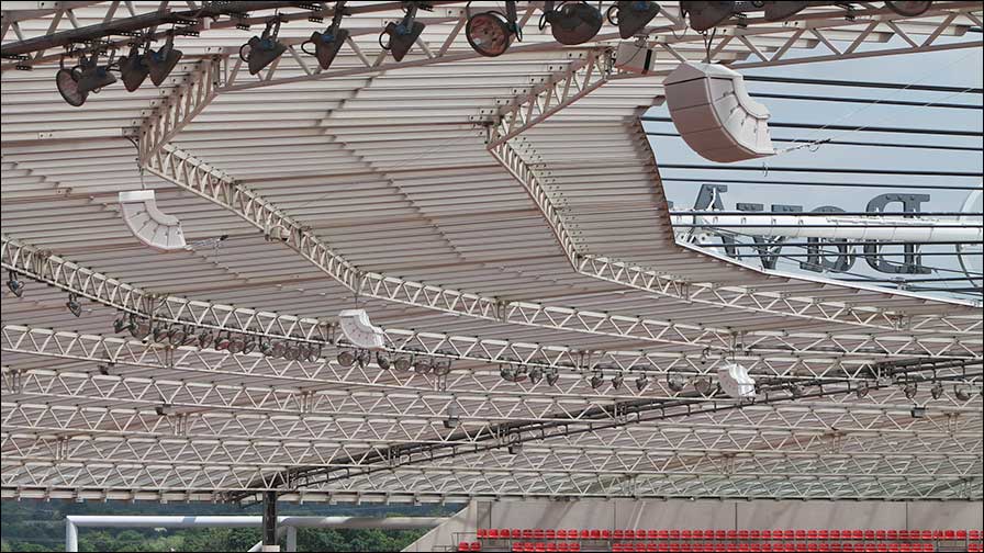 WWVT APS-Sound-System von CODA Audio BayArena Leverkusen 