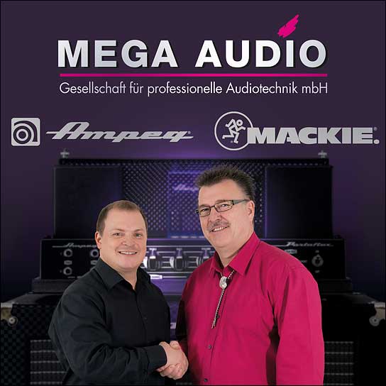 Harald von Falkenstein und Burkhard Elsner von MEGA AUDIO