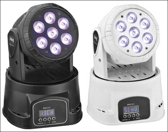In Schwarz und Weiß zu haben: IMG Stage Line WASH-40LED