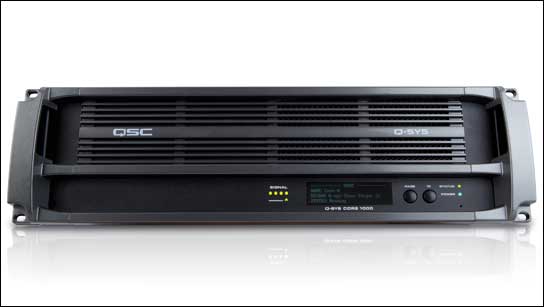 "QSYS Core1000"-Audiosystem von QSC.