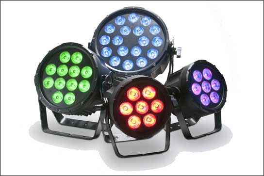 Die Elation SixPar Serie arbeitet mit dem LED-Multi-Chip