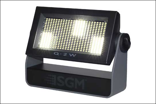 Der SGM Q•2W dient als White Flood, Blinder oder Strobelight