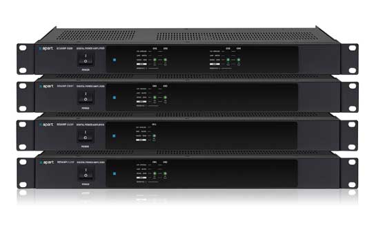 Gleich vier neue Verstärker brachte Apart Audio zur ISE 2016 mit.