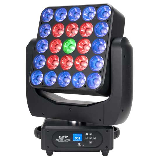 Auch der ACL 360 Matrix von Elation kommt mit 360-Grad-Rotation.