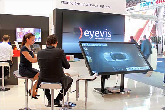 Eyevis auf der Prolight + Sound: Hochwertige Displays aller Art.