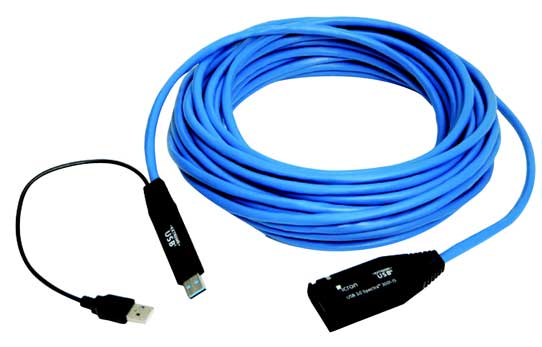 15 Meter robustes Glasfaserkabel: Icron Spectra 3001-15