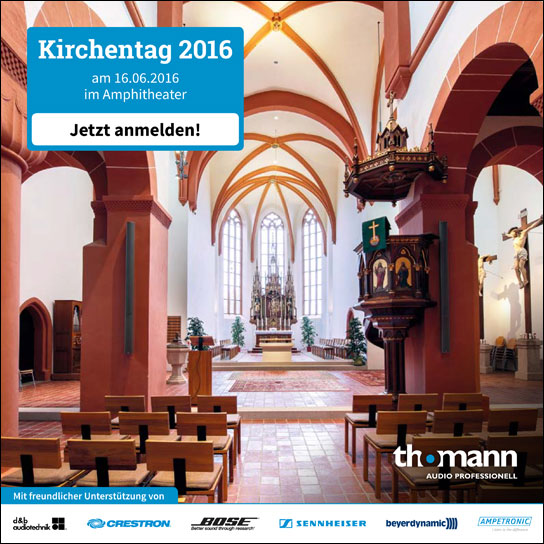 Kirchentag bei thomann: Vorträge und Ausstellung am 16. Juni 2016