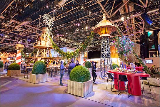 So arbeiten die Nachbarn: Der Holland-Pavillon aus den Niederlanden auf der BOE 2017 (Foto: Photonic.nl).