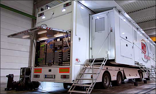 Ü-Wagen HD1 von HD Broadcast: Umrüstung auf ein MediorNet-Backbone innerhalb dreier Tage