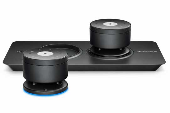 Die kleinere Version: TeamConnect-Wireless-Set-Tray M von Sennheiser.