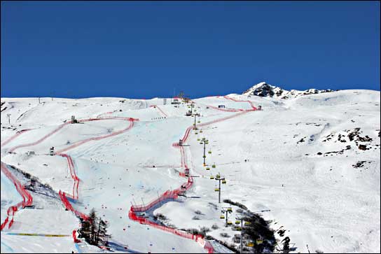Perfekte Strecke: Die Piste der Ski-WM in St. Moritz 2017
