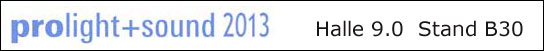 Gefen auf der Prolight + Sound 2013