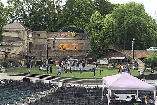 Die Augsburger Freilichtbühne am Roten Tor