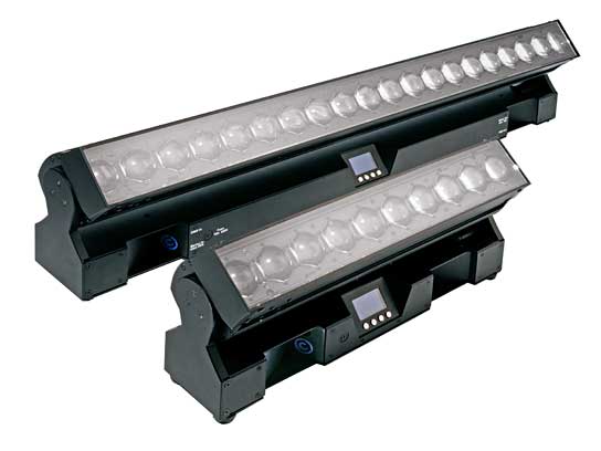 Die X4 Bar 20 mit 20 LEDs und die X4 Bar 10 mit 10 LEDs