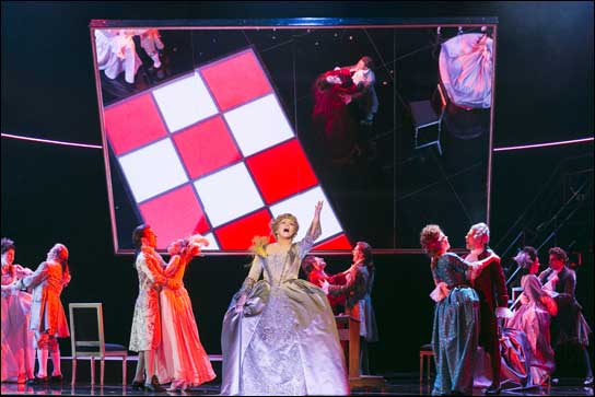 "Gefährliche Liebschaften" am Gärtnerplatztheater in München, Foto: Thomas Dashuber