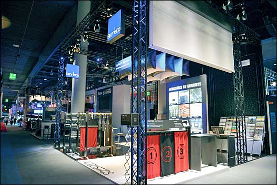 Der Gerriets-Stand auf der Prolight + Sound 2016