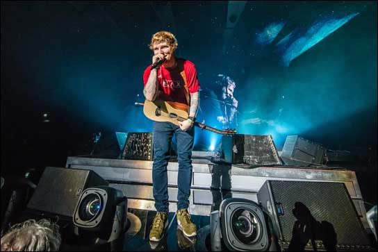 Ed Sheeran auf seiner "Divide"-Tour (Alle Fotos: Ralph Larmann) 