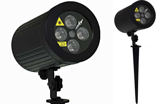 Dank IP65 vielseitig einsetzbar: Der GARDEN STAR LED von Laserworld