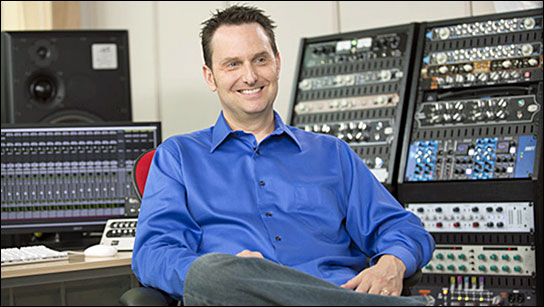 John Rodd arbeitet mit Pro Tools bei "Elysium"